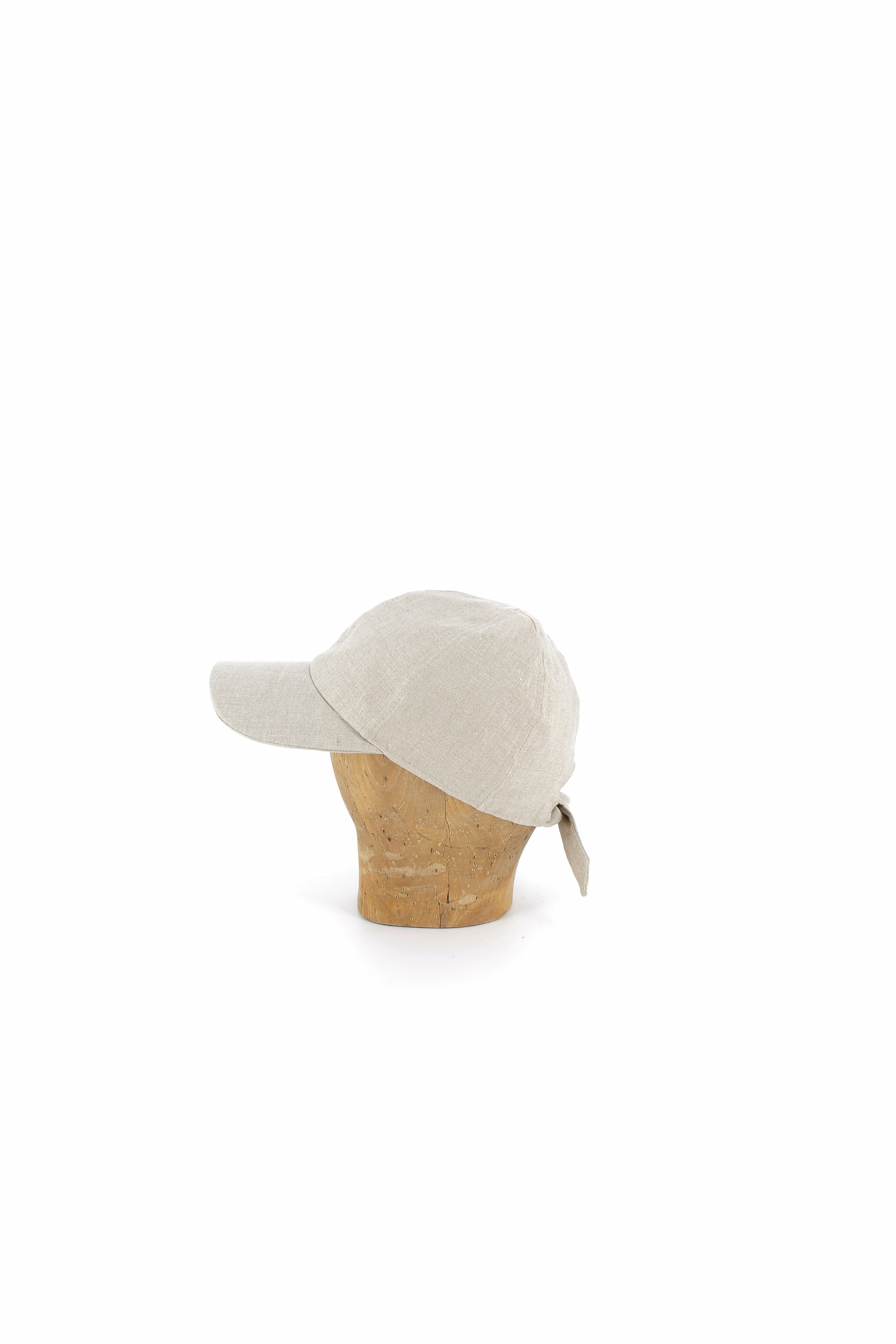 KN Kati Niemi naisten lippis Rosalina Linen, vaalea beige