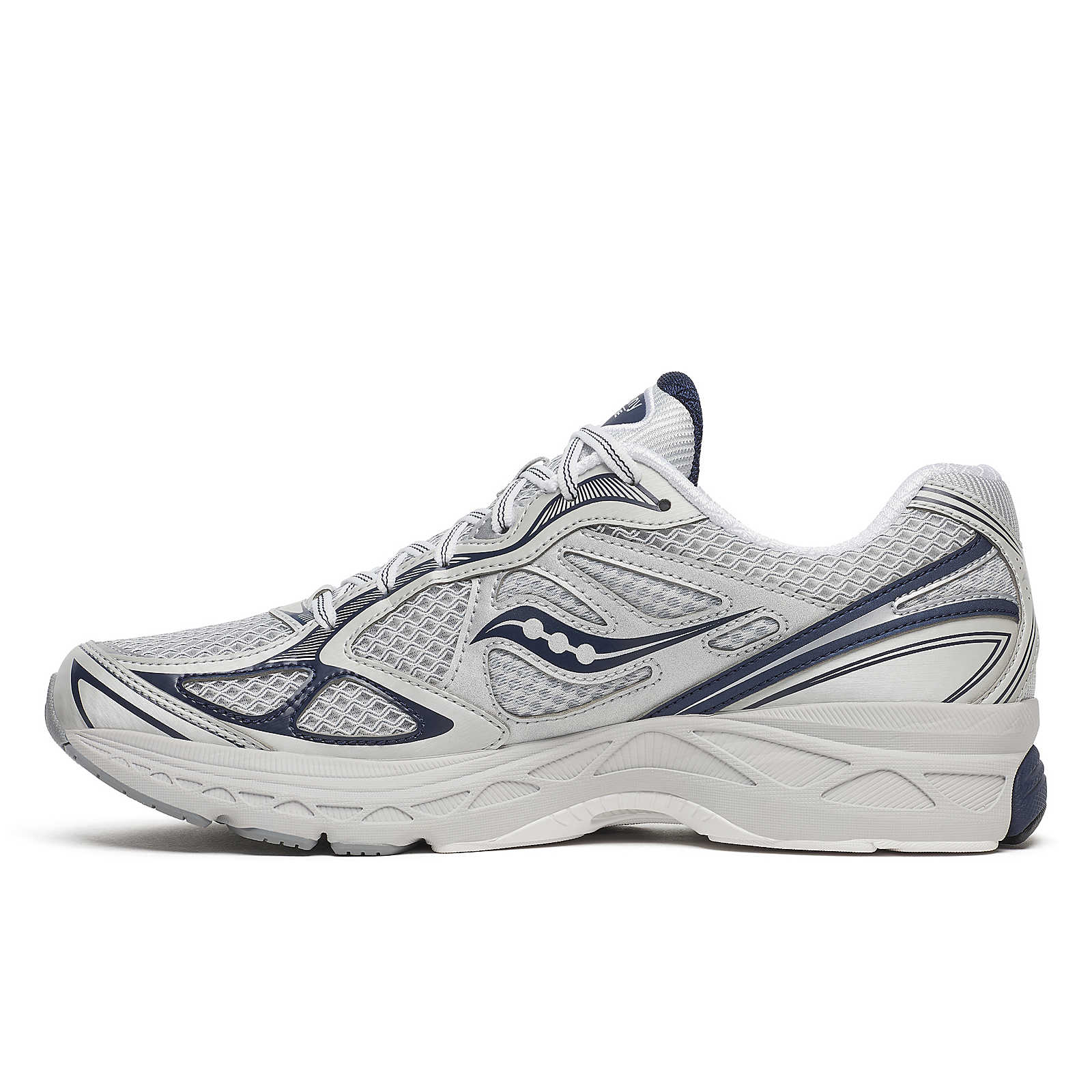 Saucony miesten lenkkarit Guide 7, valkopohjainen kuosi
