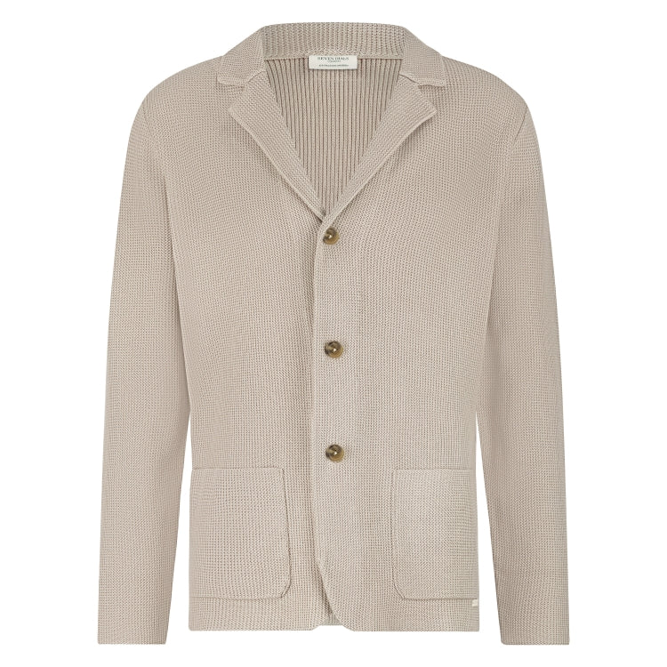 Born With Appetite miesten bleiseri Knit Blazer, hiekka