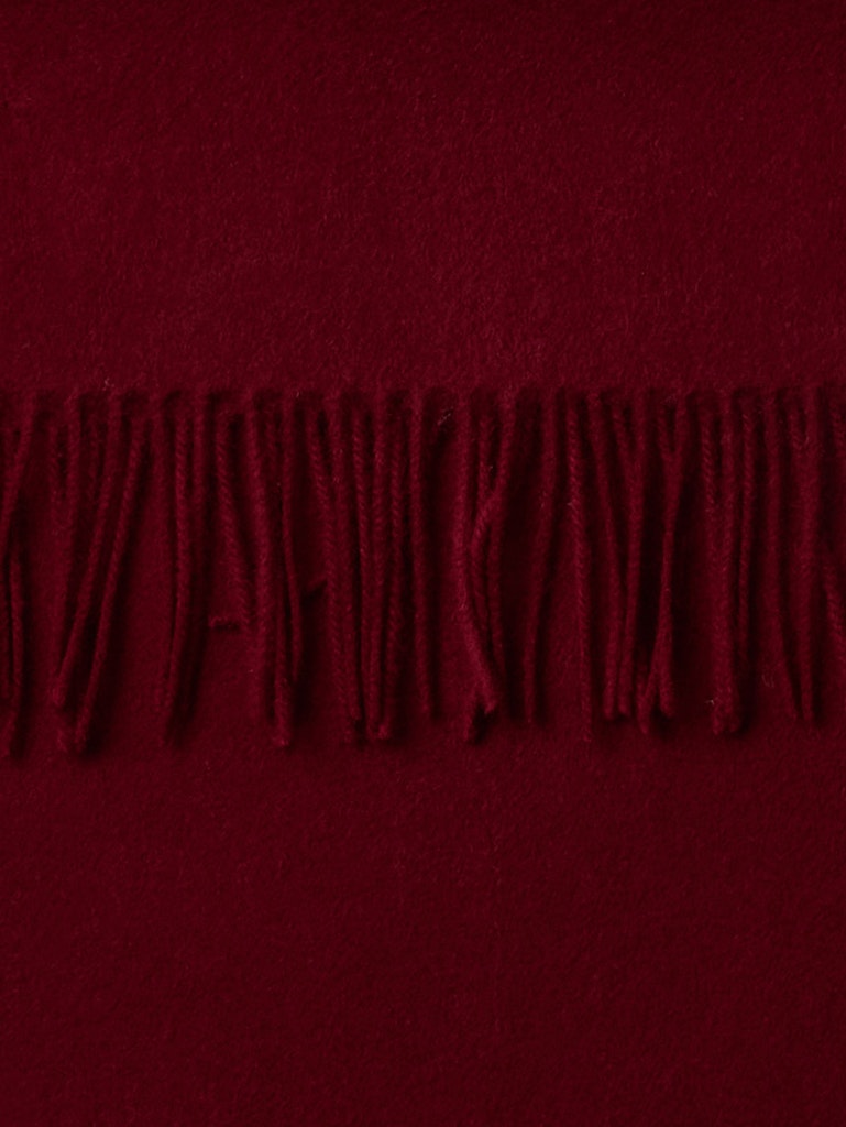 Selected miesten huivi Tope Wool Scarf, Tawny Port