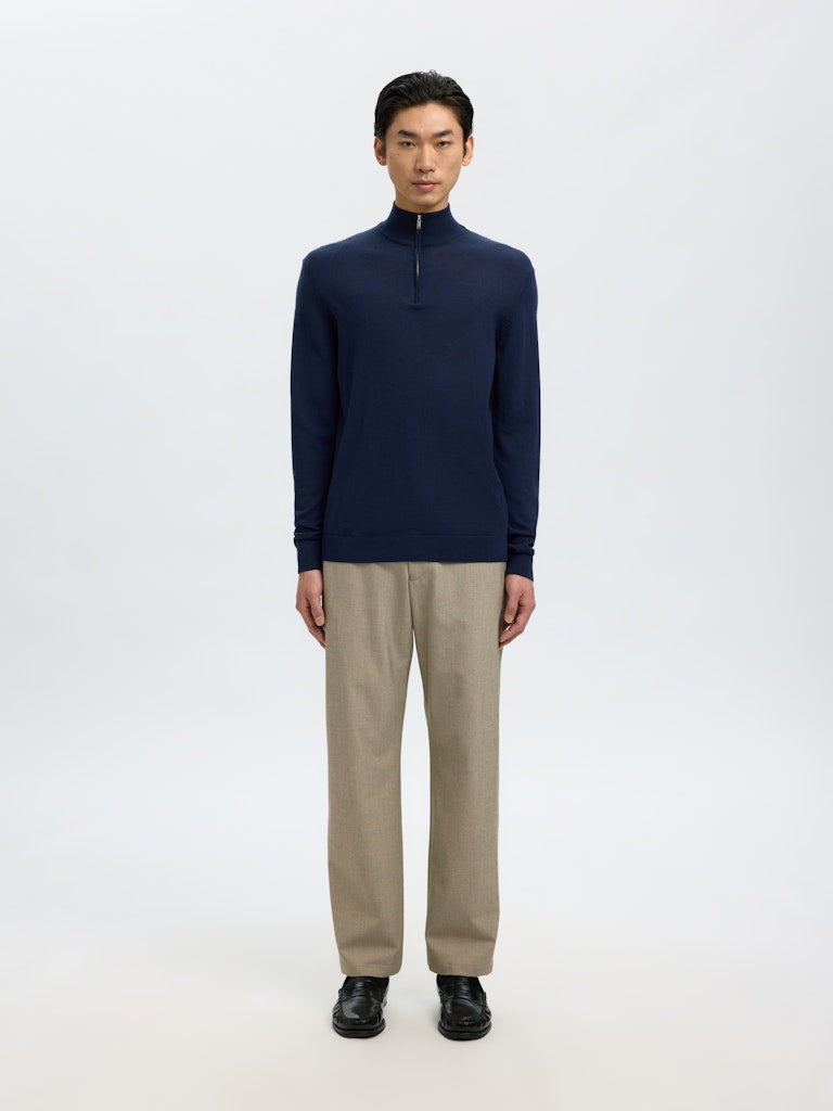 Selected miesten housut SLH196-Straight Robert String Pant, Sand