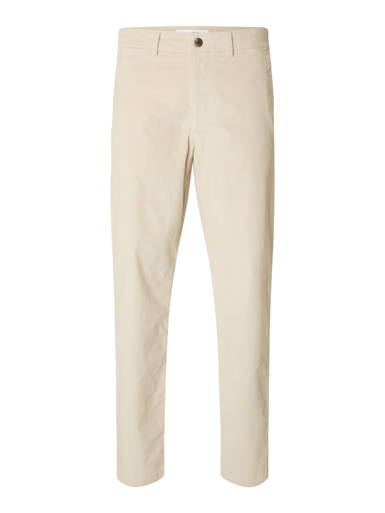 Selected miesten vakosamettihousut K STRAIGHT MILES CORD PANT NOS, Moonstruck