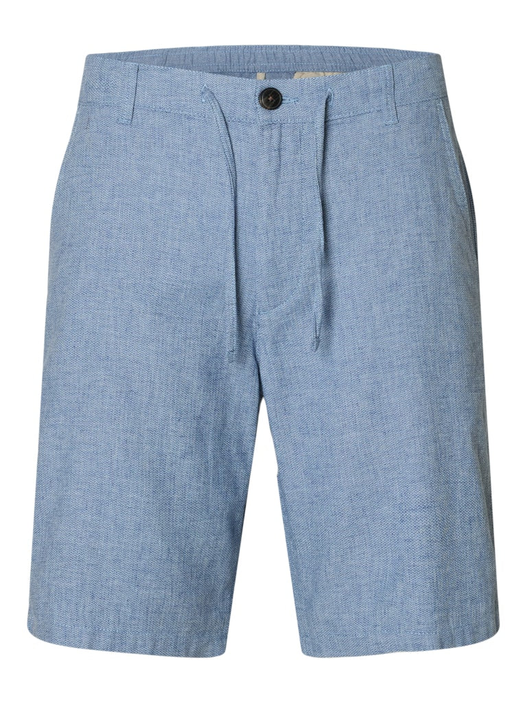 Selected miesten shortsit Brody, Cashmere Blue Mixed W. Tr