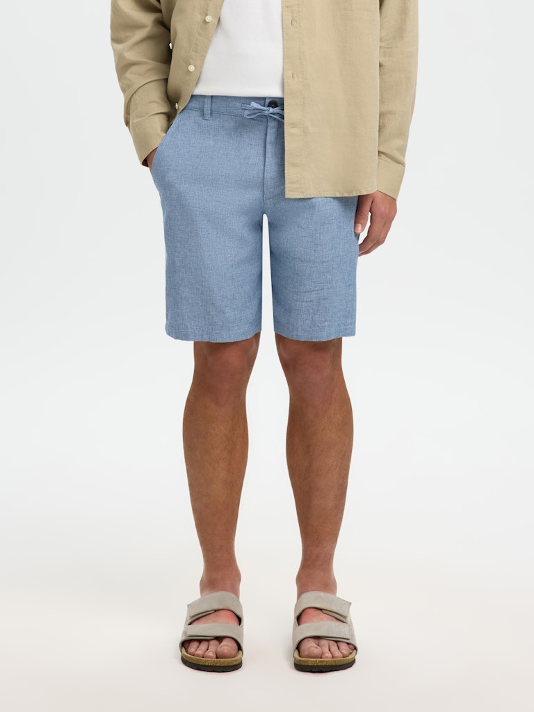 Selected miesten shortsit Brody, Cashmere Blue Mixed W. Tr