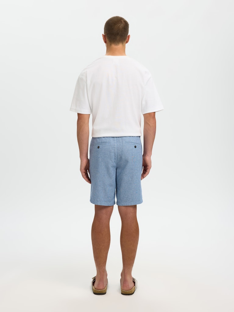 Selected miesten shortsit Brody, Cashmere Blue Mixed W. Tr