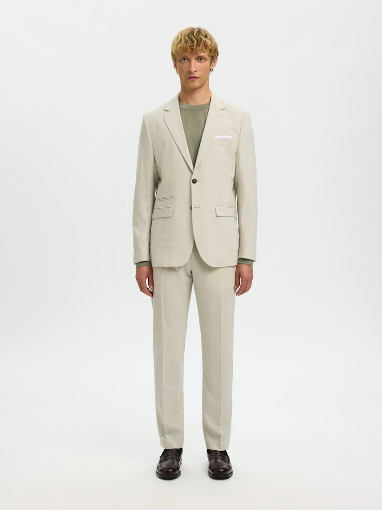 Selected miesten bleiseri SlhSlim Oasis, Egret
