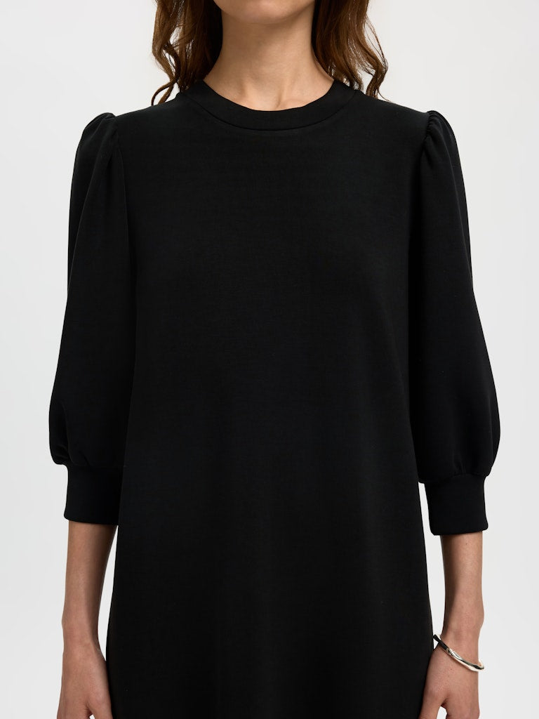 Selected Femme naisten mekko, SLFTenny Sweat Dress, Musta