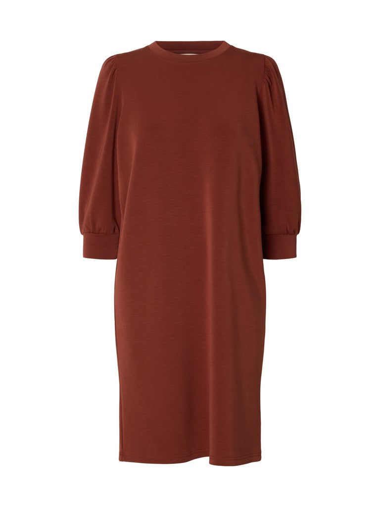 Selected Femme mekko SLFTenny, Cherry Mahogany
