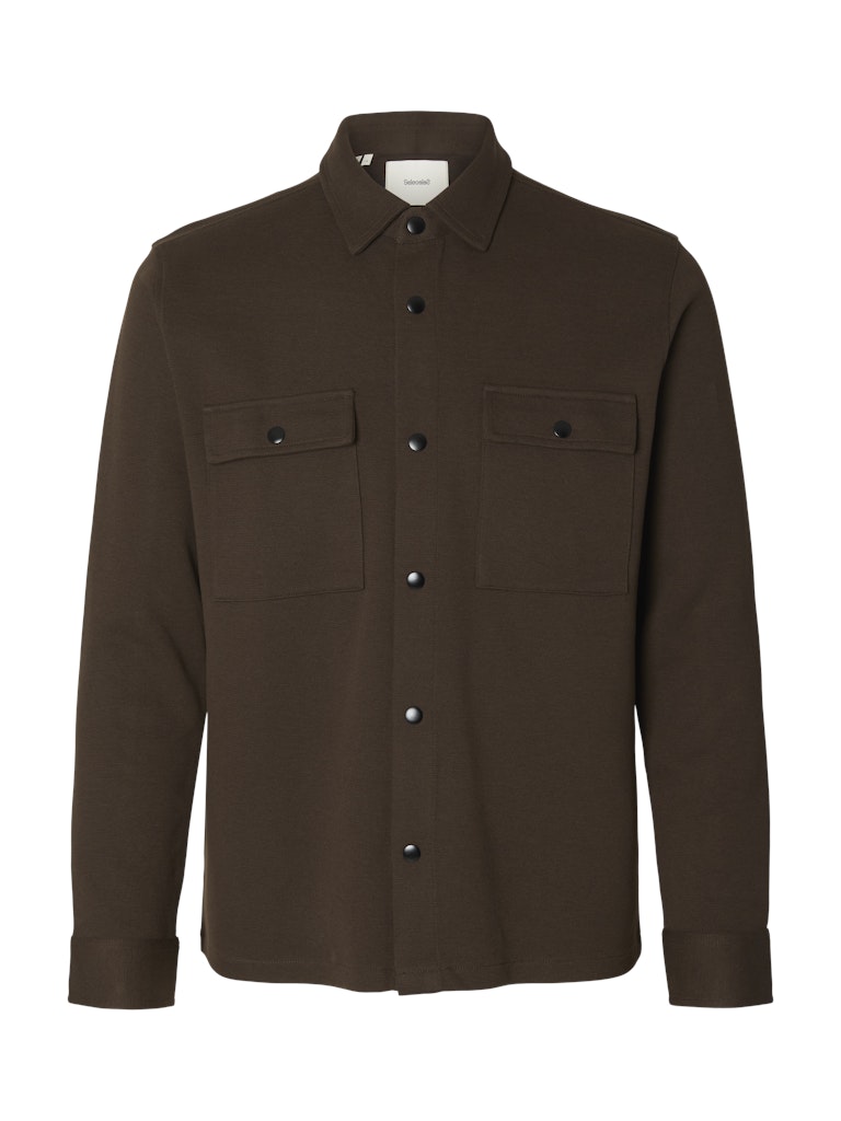 Selected miesten paitatakki Jackie Sweat Jacket, Delicioso
