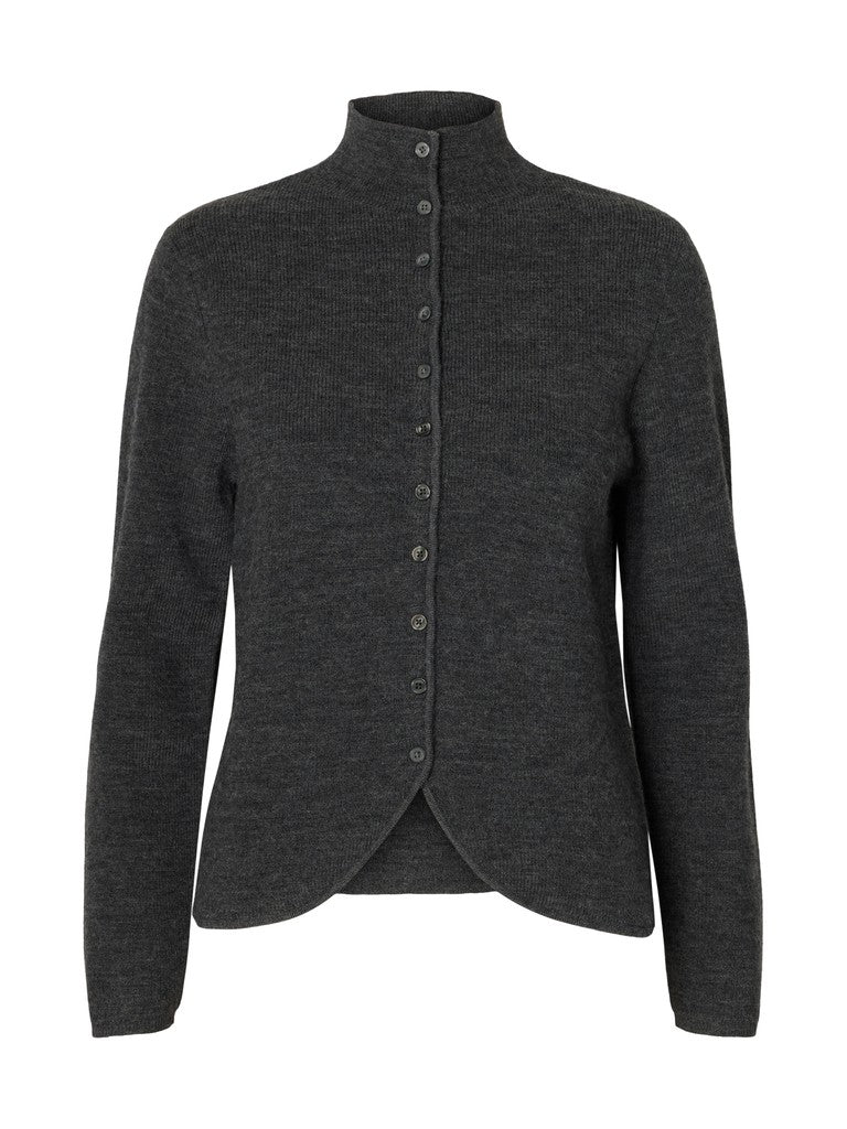 Selected Women naisten neuletakki Petra, Medium Grey Melange