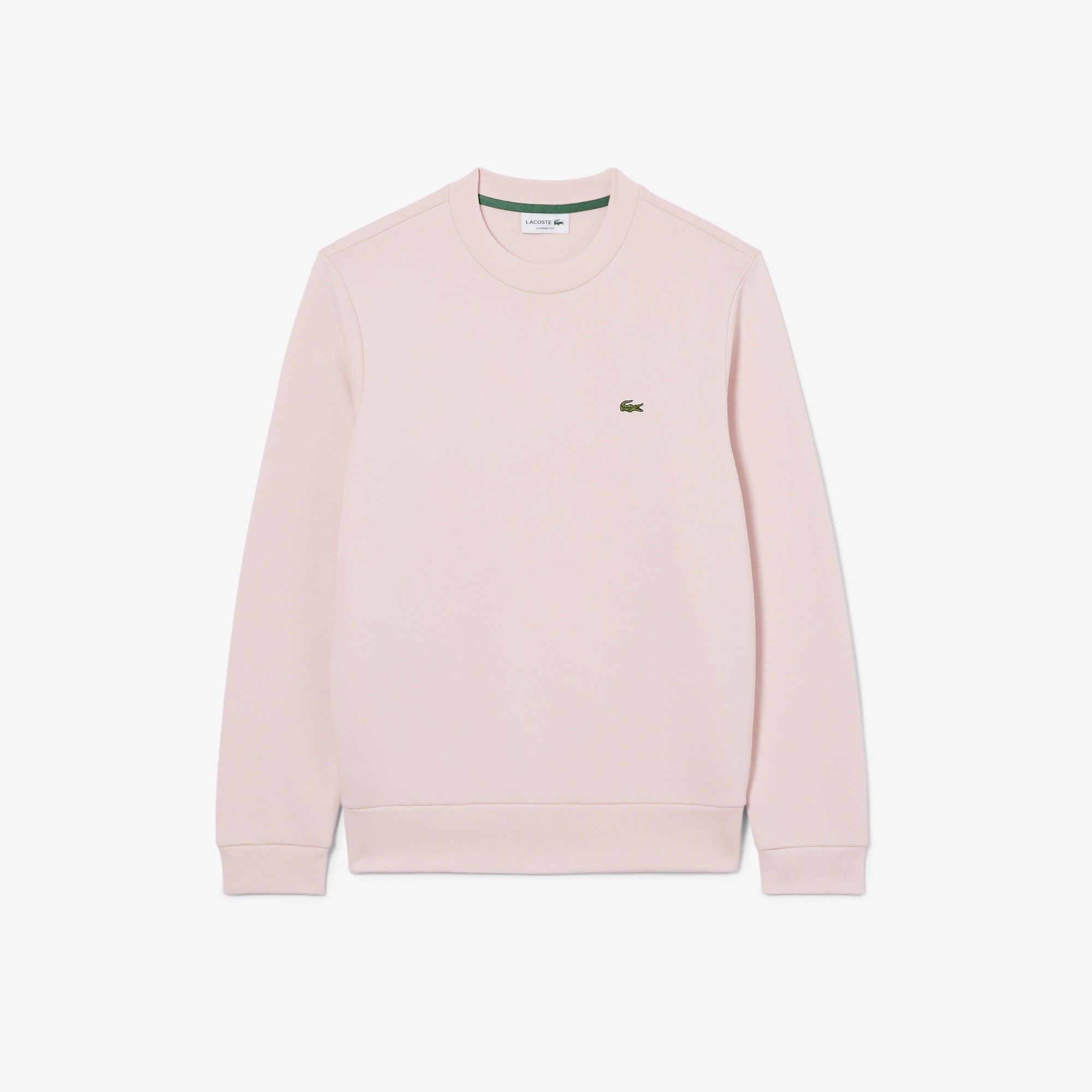 Lacoste miesten neulepusero Brushed Cotton Fleex Jogger Sweatshirt, vaaleanpunainen