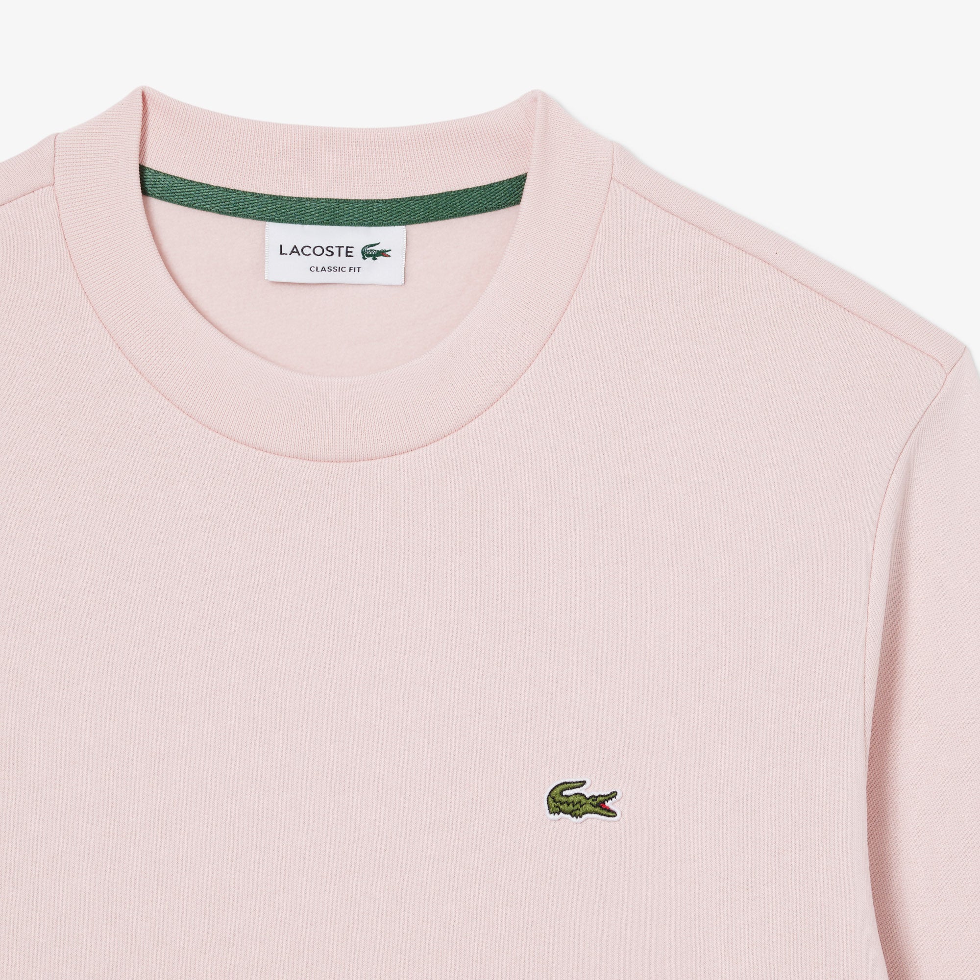 Lacoste miesten neulepusero Brushed Cotton Fleex Jogger Sweatshirt, vaaleanpunainen
