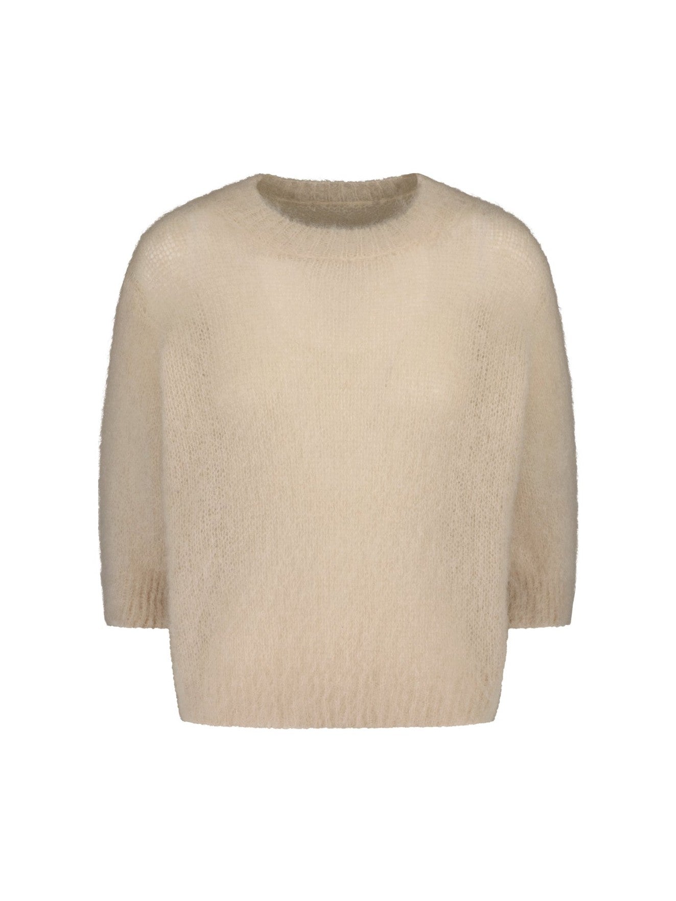 Sinnuu naisten neulepusero Bloom Mohairneule SS, hiekka