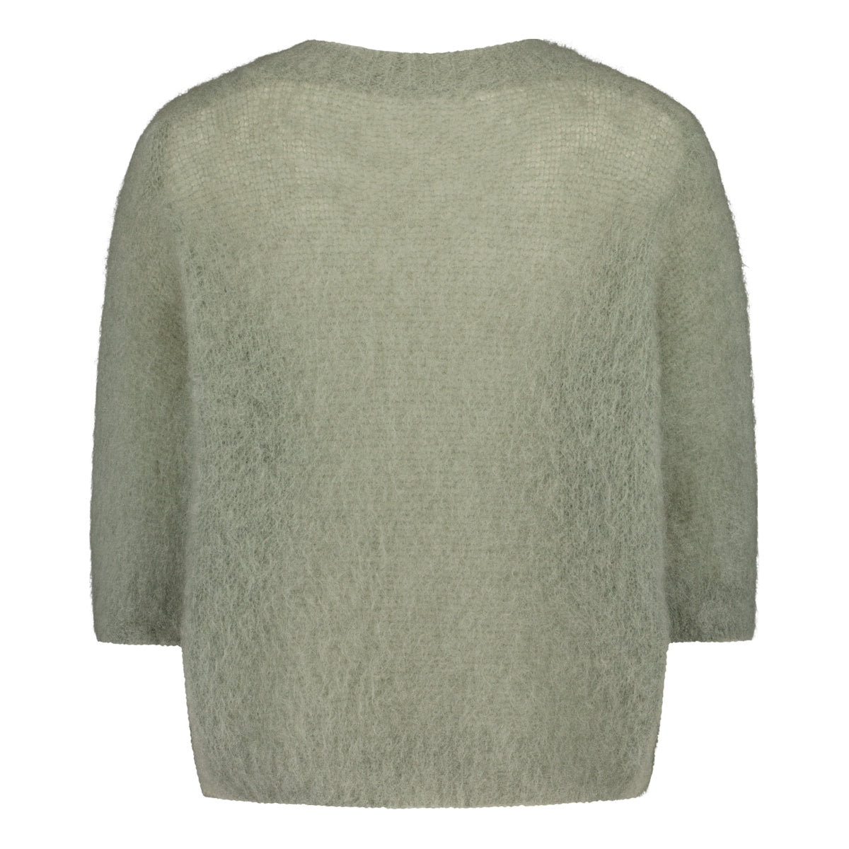 Sinnuu naisten neulepusero Bloom Mohairneule SS, vaaleanvihreä