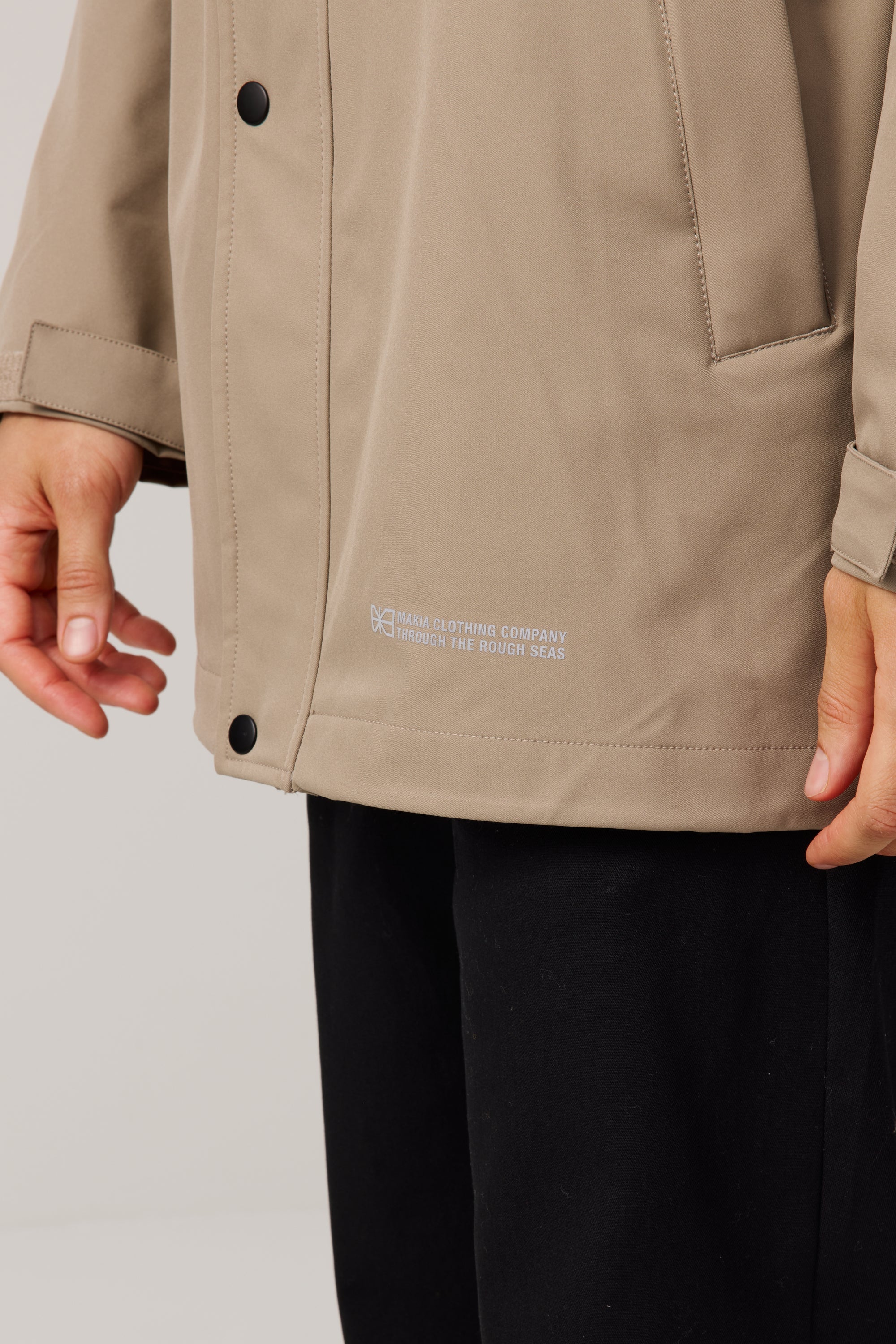 Makia miesten takki Mallory Jacket, beige