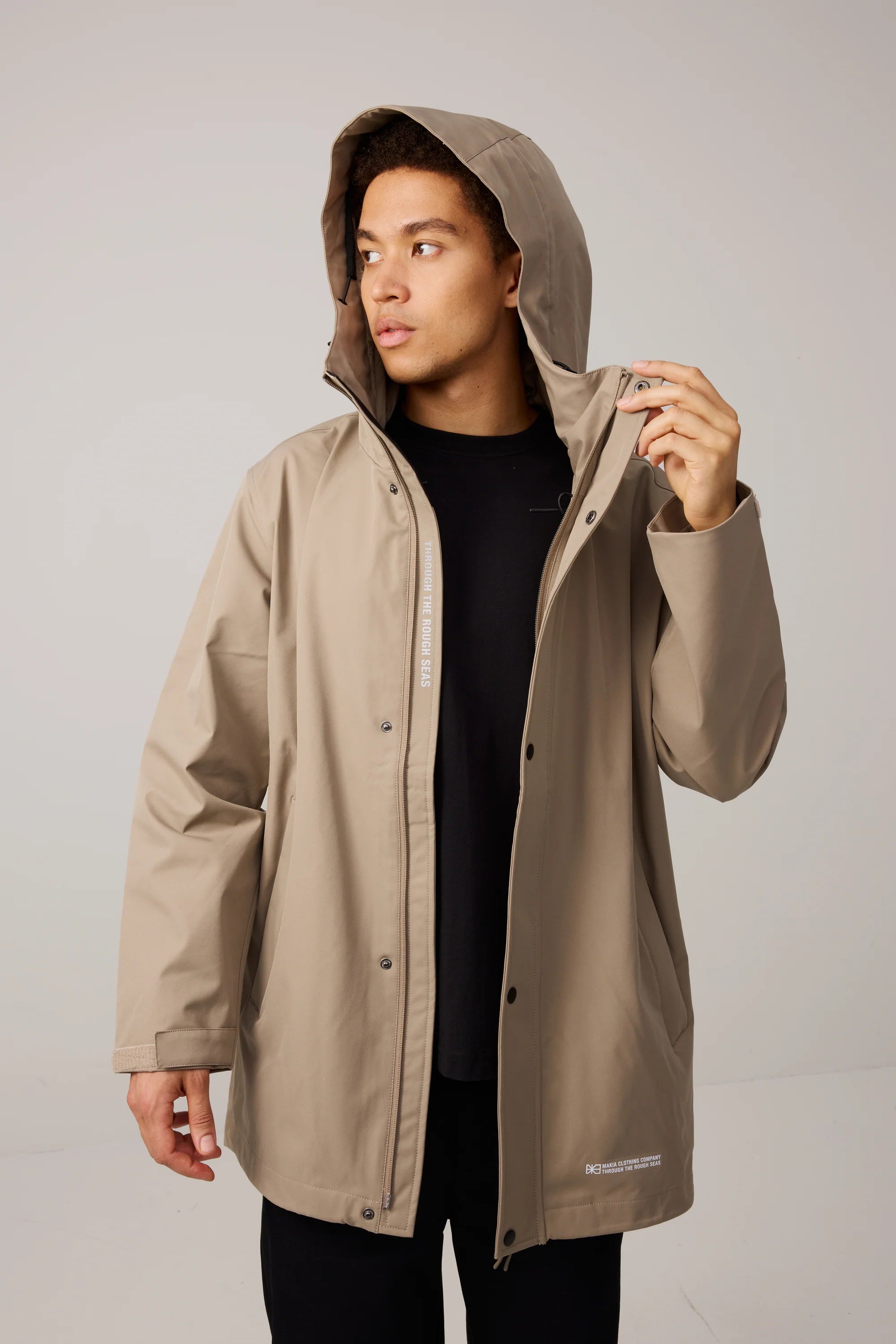 Makia miesten takki Mallory Jacket, beige