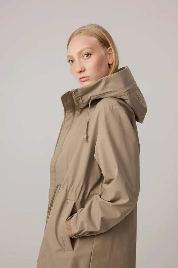 Makia naisten takki Rylie Jacket, ruskeanharmaa