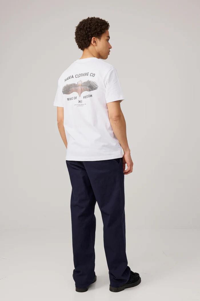 Makia miesten t-paita Wings T-shirt, valkoinen