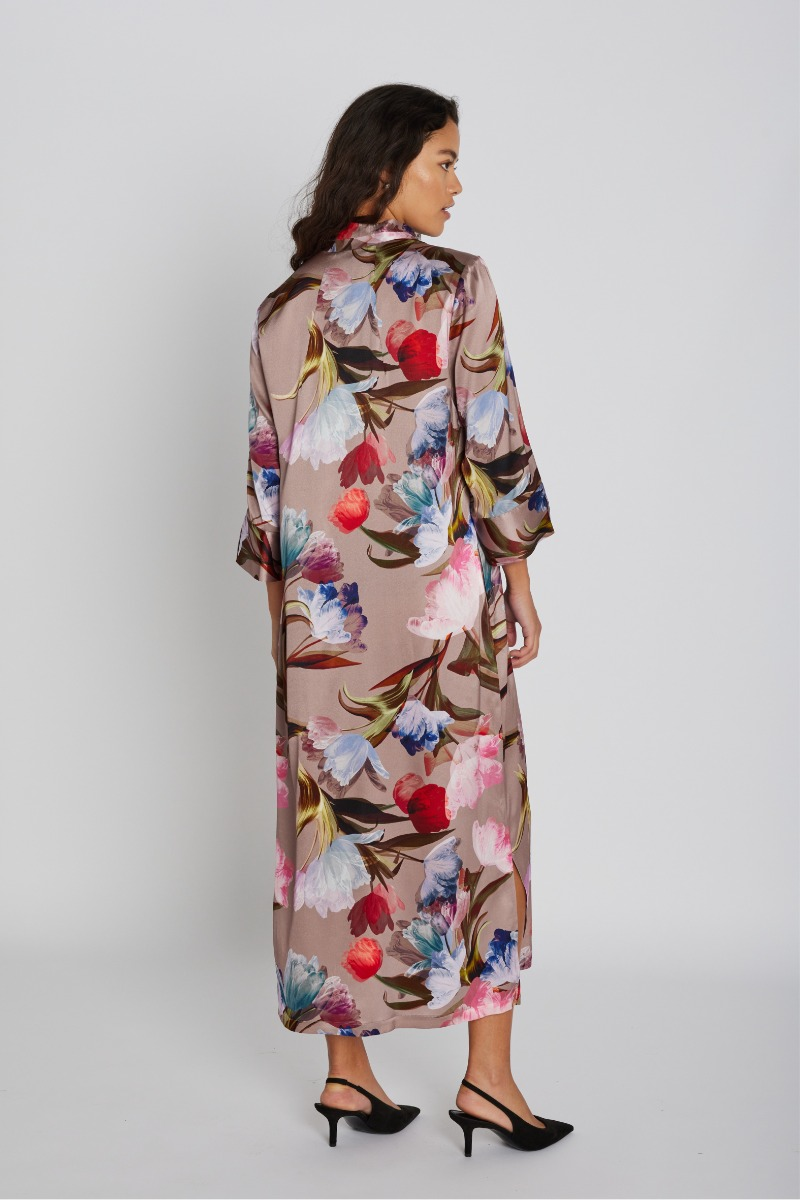 Philosophy Blues Original naisten mekko Silky Simbia Dress, monivärinen kuosi