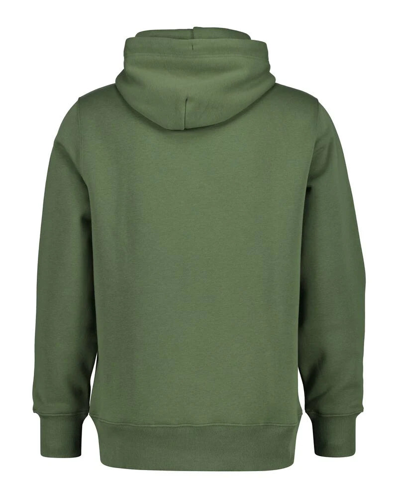 Gant miesten huppari Shield Zip Hoodie, vihreä
