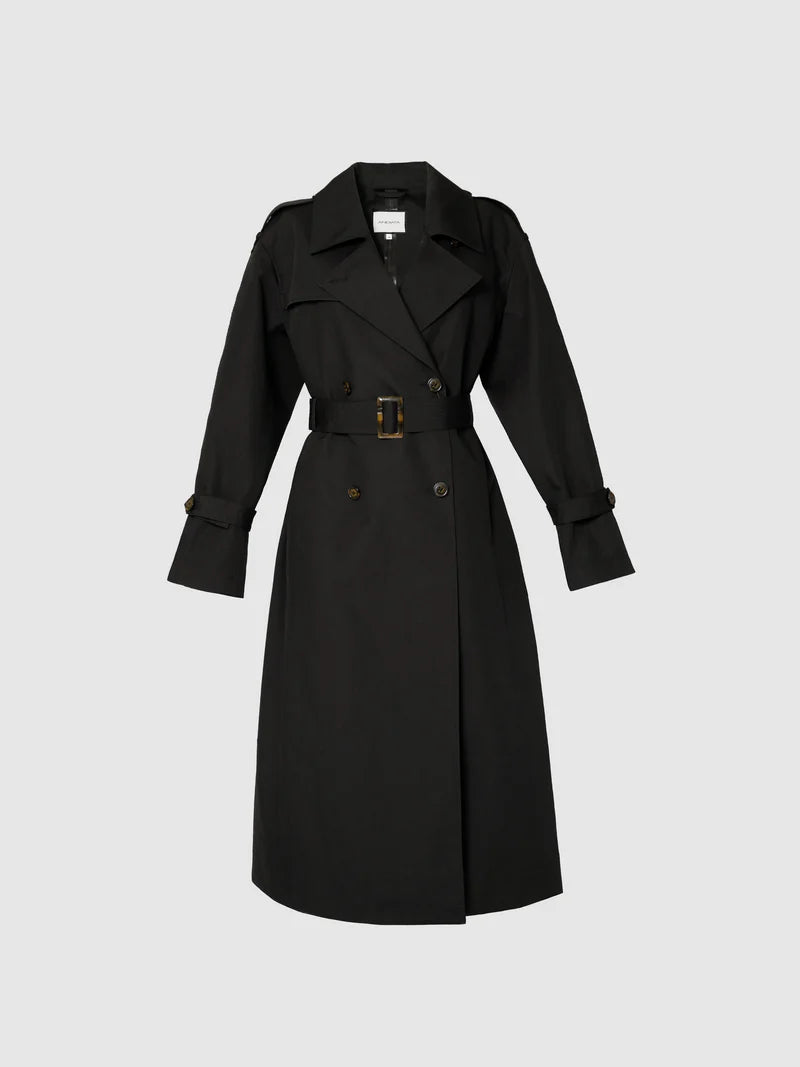 Andiata naisten trenssitakki Suela 2 Coat, musta