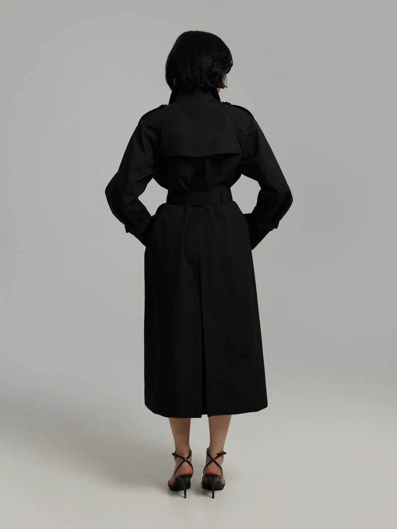 Andiata naisten trenssitakki Suela 2 Coat, musta