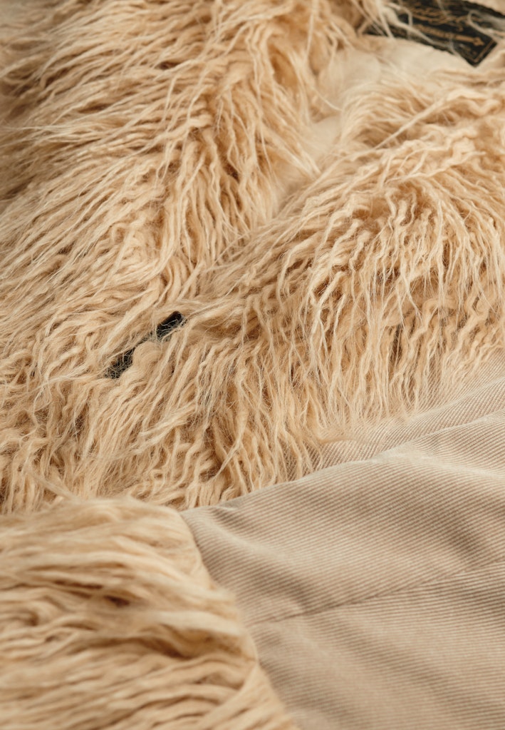 Superdry naisten takki Long Afghan Coat, beige
