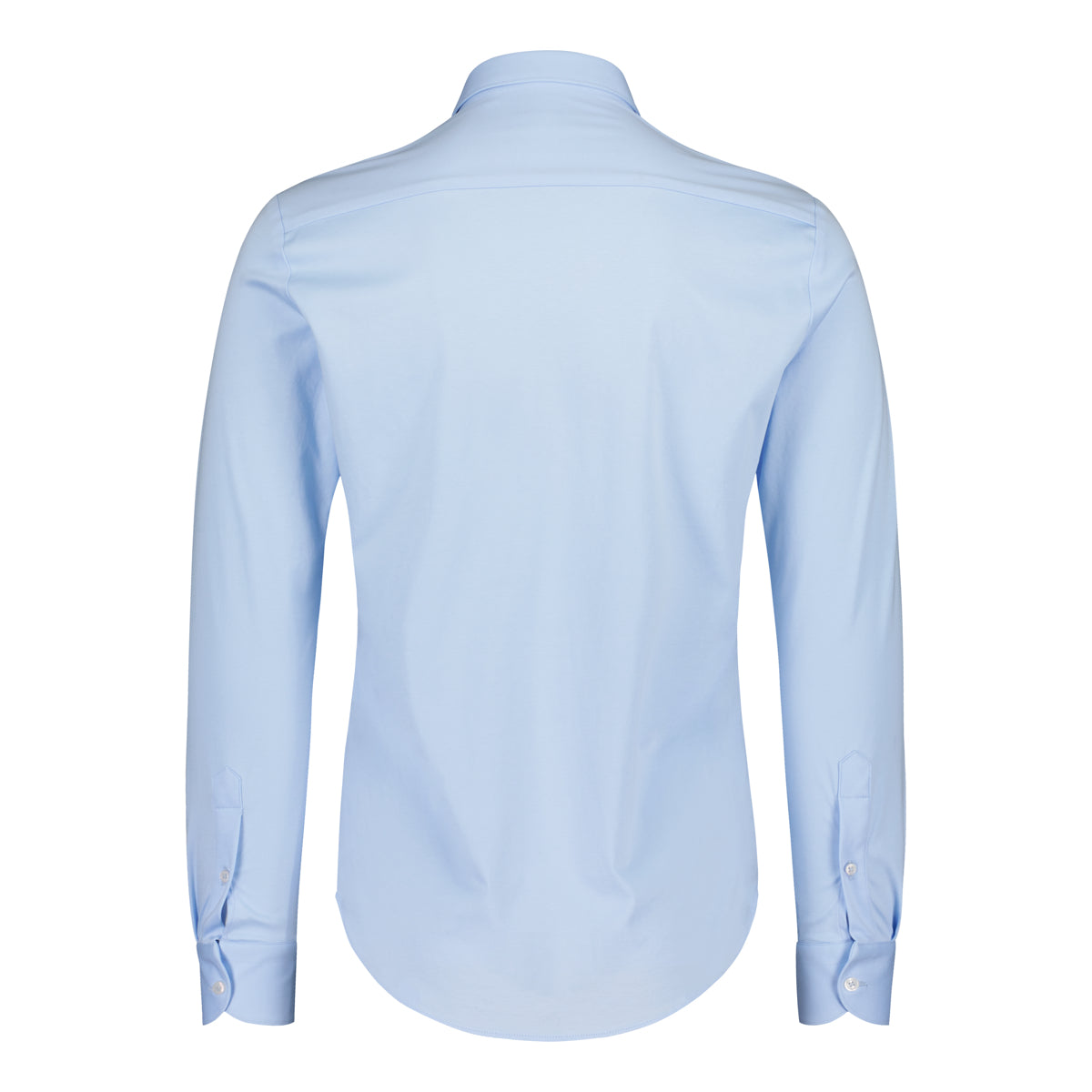 Sinnuu miesten kauluspaita Non Iron Jersey Cotton Shirt, vaaleansininen