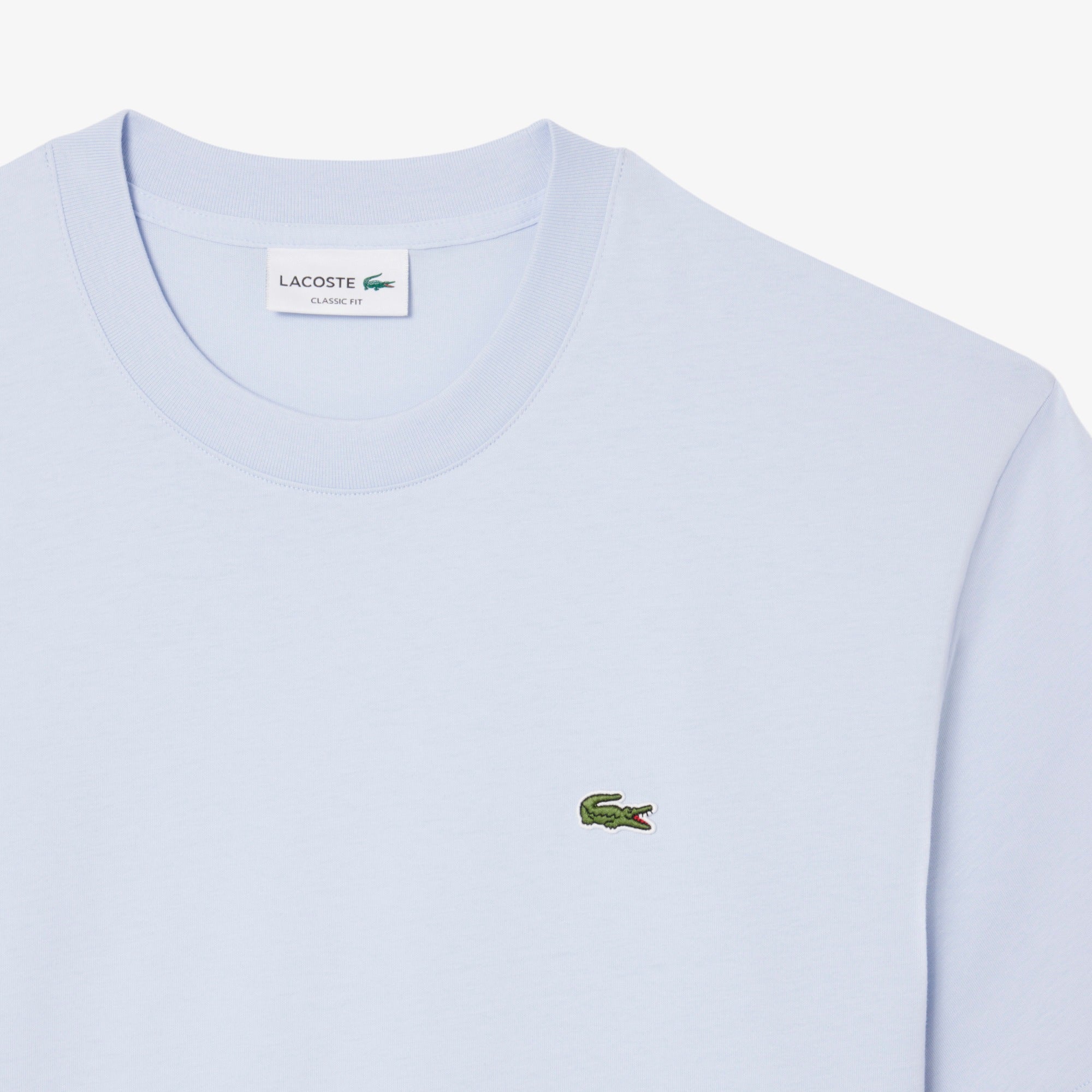 Lacoste miesten t-paita Mid Weight Cotton Jersey T-shirt, vaaleansininen