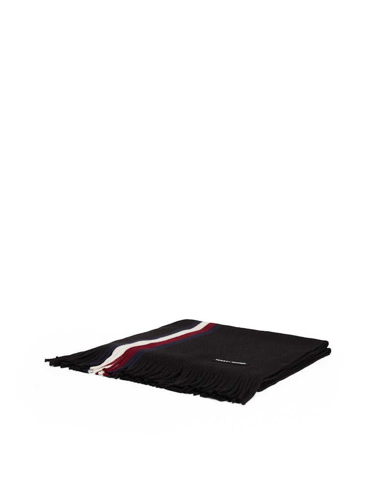 Tommy Hilfiger huivi K TH RWB RACHELLE SCARF, musta