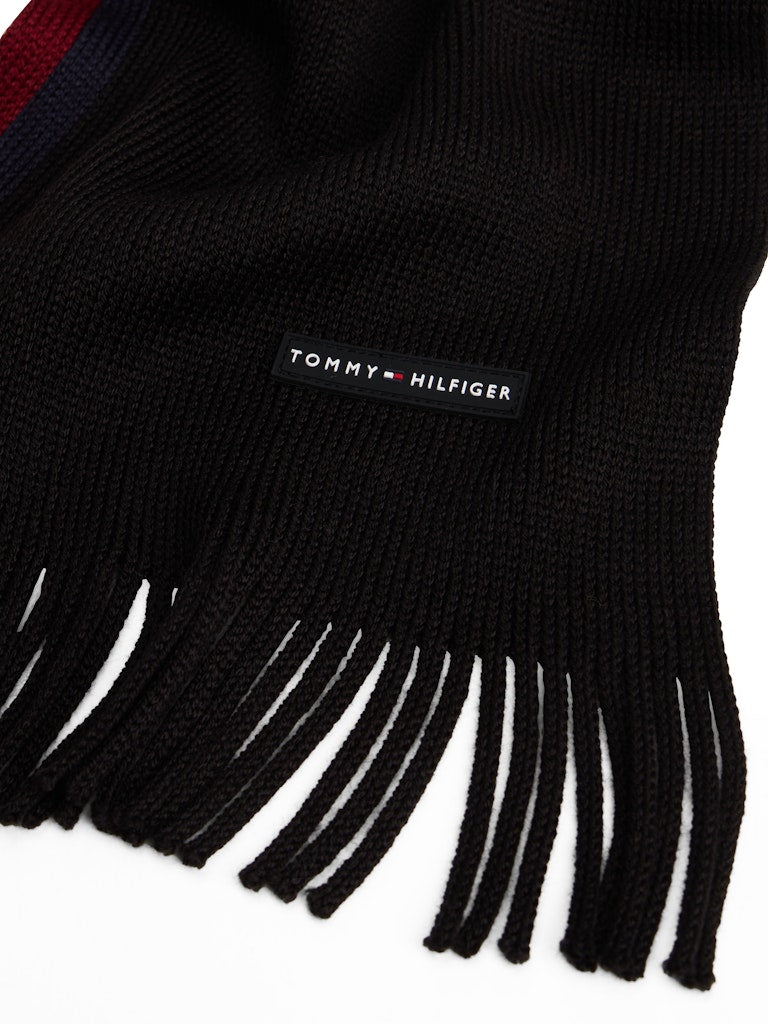 Tommy Hilfiger huivi K TH RWB RACHELLE SCARF, musta