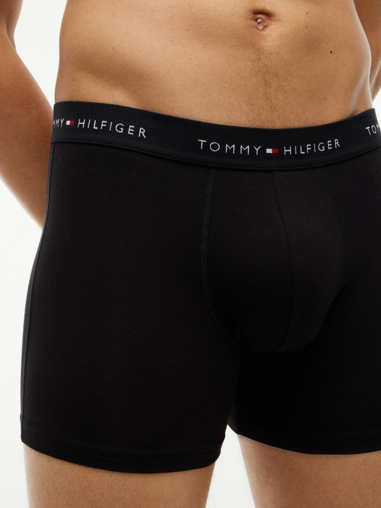 Tommy Hilfiger miesten alushousut 3 Pack Trunk, Alaskan green/red/black