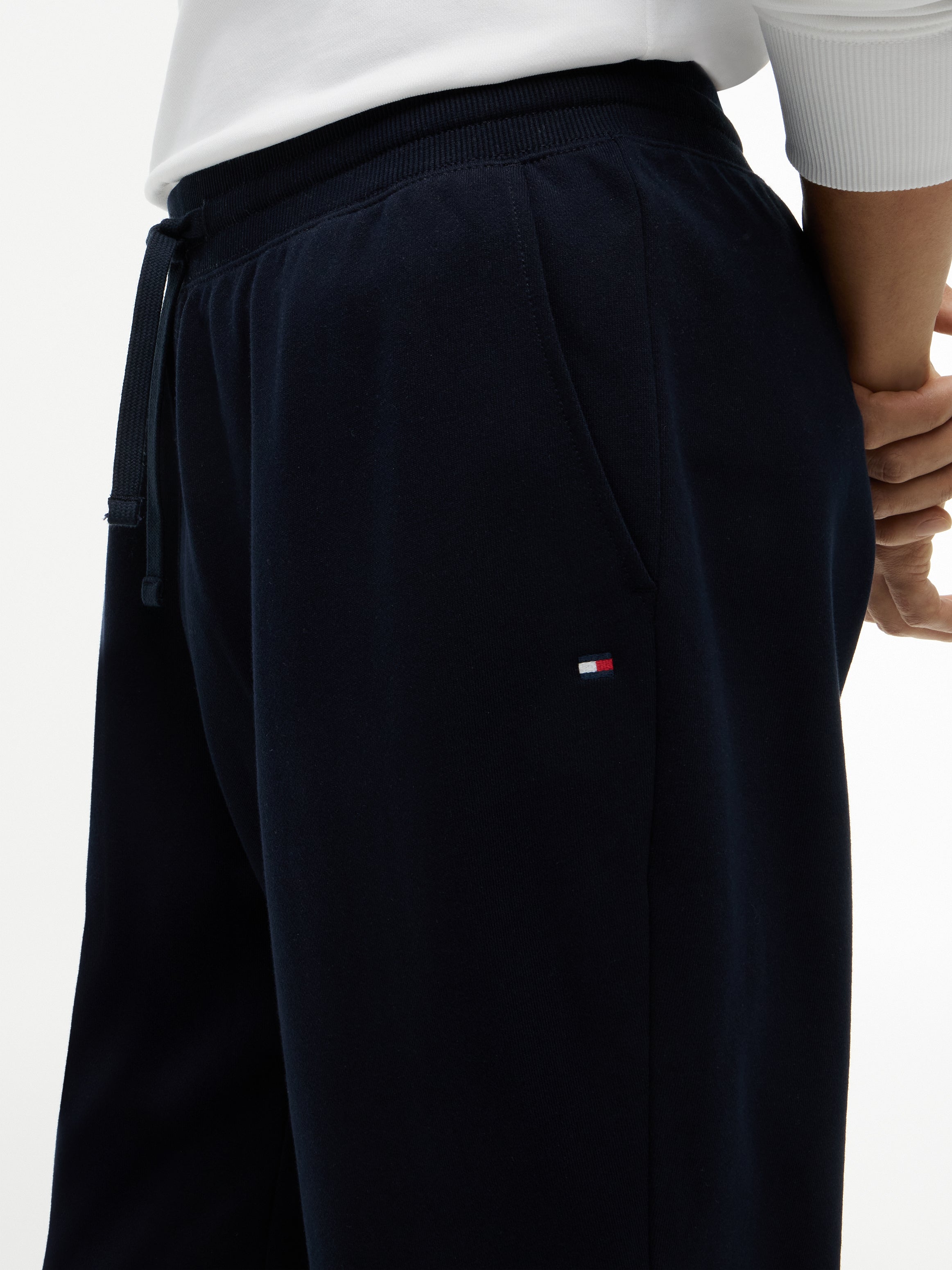Tommy Hilfiger miesten collegehousut Essential Terry Sweatpant, tummansininen