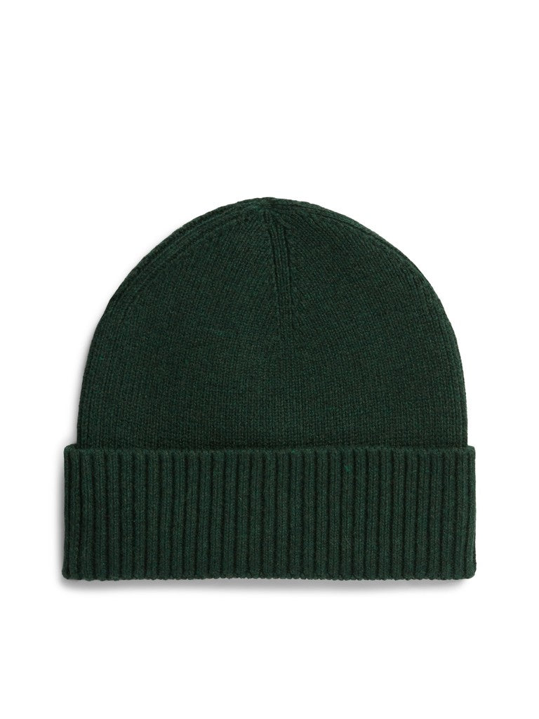 Tommy Hilfiger miesten pipo TH Flag Pima Cotton Beanie, Majestic Emerald Melange