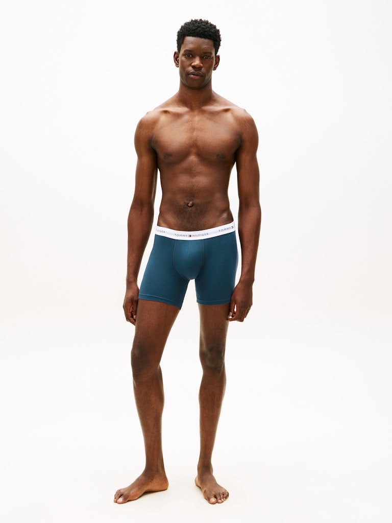 Tommy Hilfiger miesten bokserit 3P Boxer Brief, musta