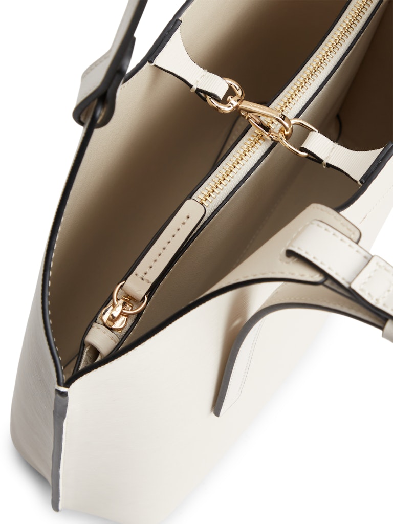 Tommy Hilfiger naisten laukku TH Modern Mini Tote, luonnonvalkoinen