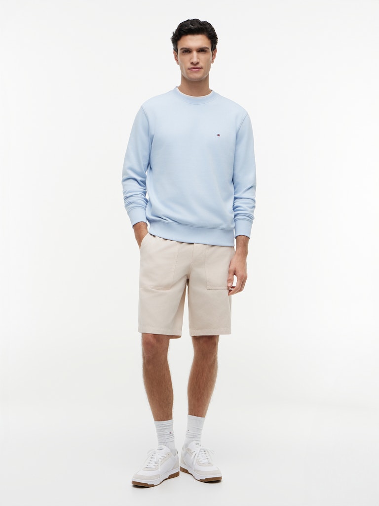 Tommy Hilfiger miesten collegepaita Essential Terry Crew Neck, sininen