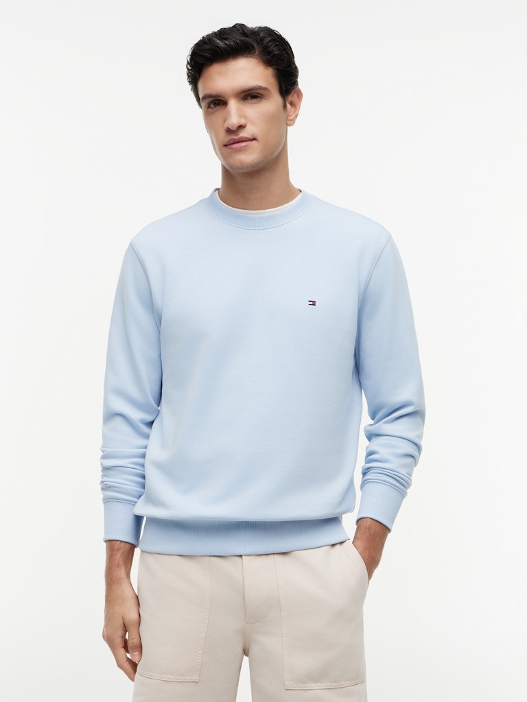 Tommy Hilfiger miesten collegepaita Essential Terry Crew Neck, sininen