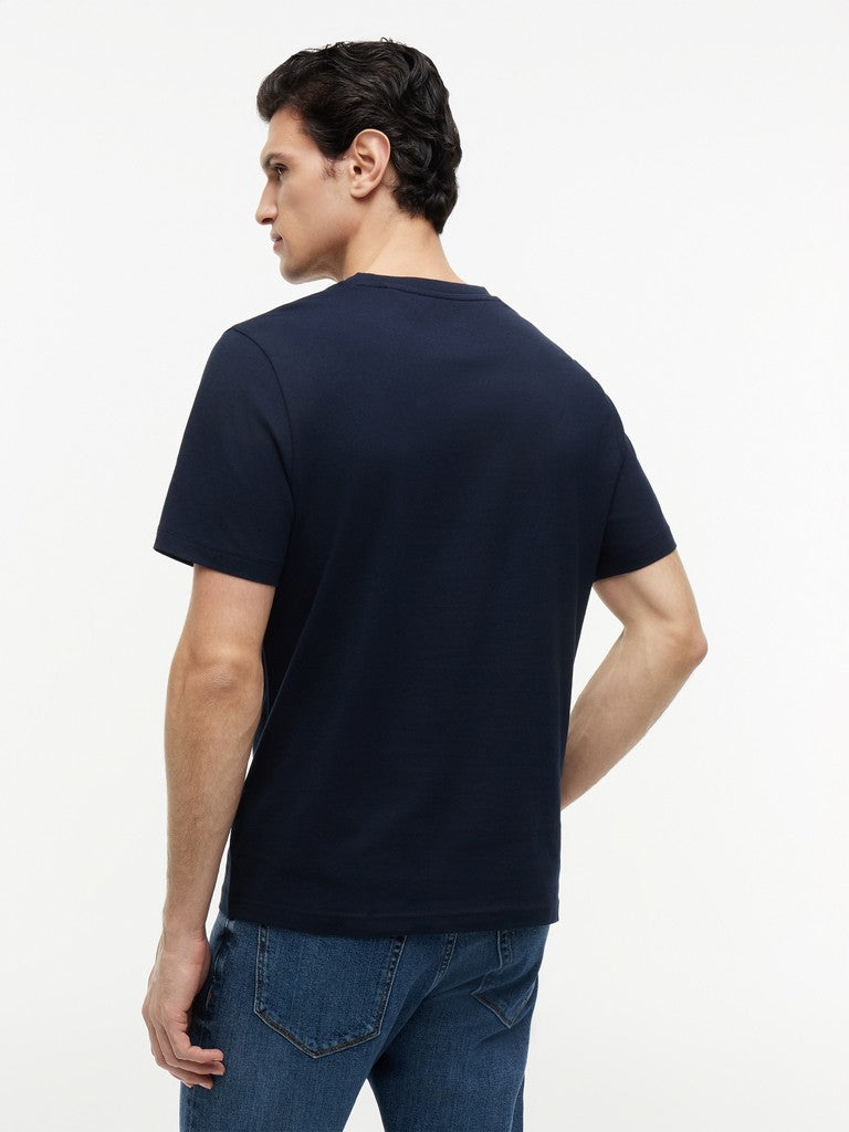 Tommy Hilfiger miesten T-paita 2 Pack Chest Graphic Reg Tees, tummansininen/valkoinen