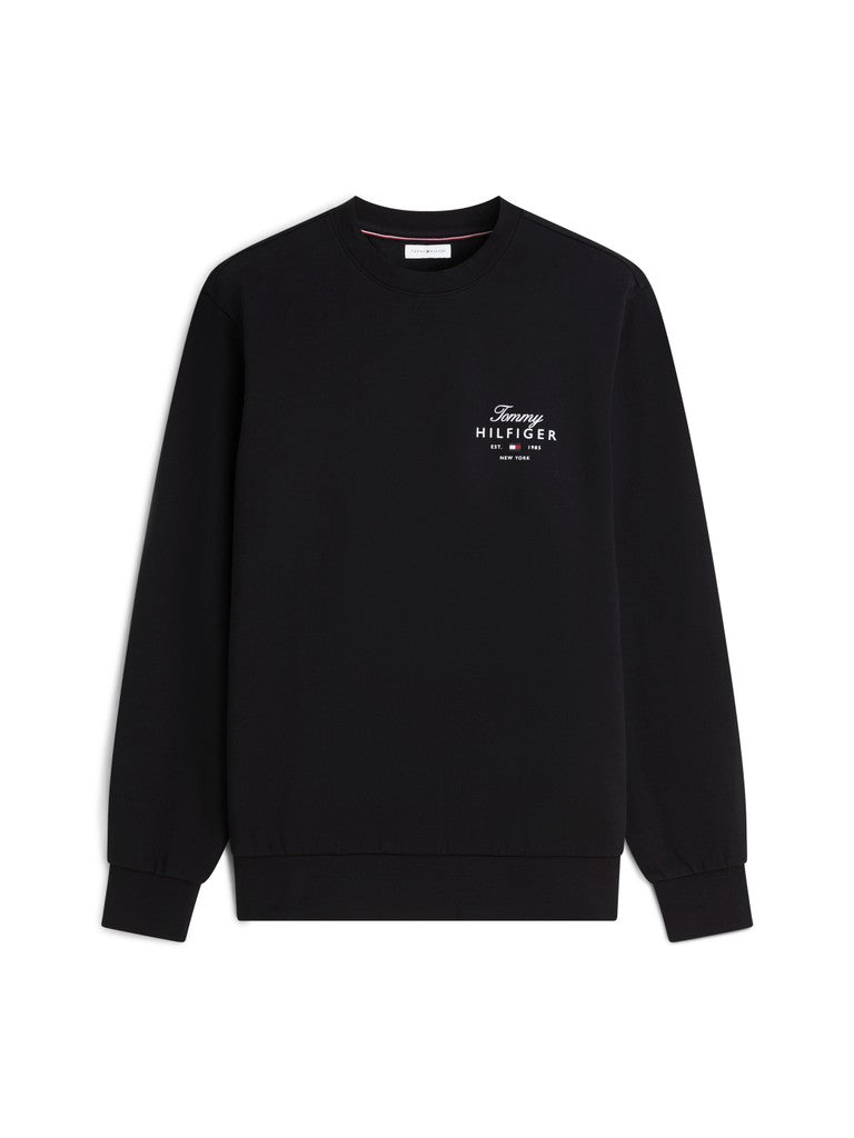 Tommy Hilfiger miesten collegepaita Script Stack Sweatshirt, musta