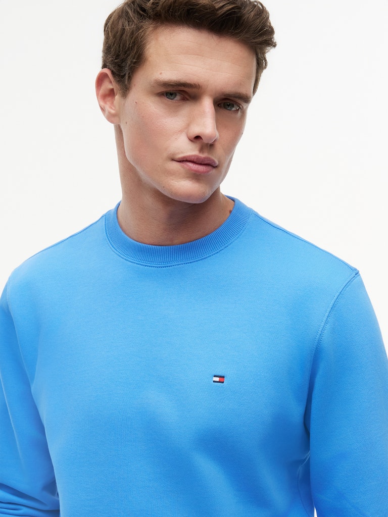 Tommy Hilfiger miesten collegepaita Essential Terry Crew Neck, sininen