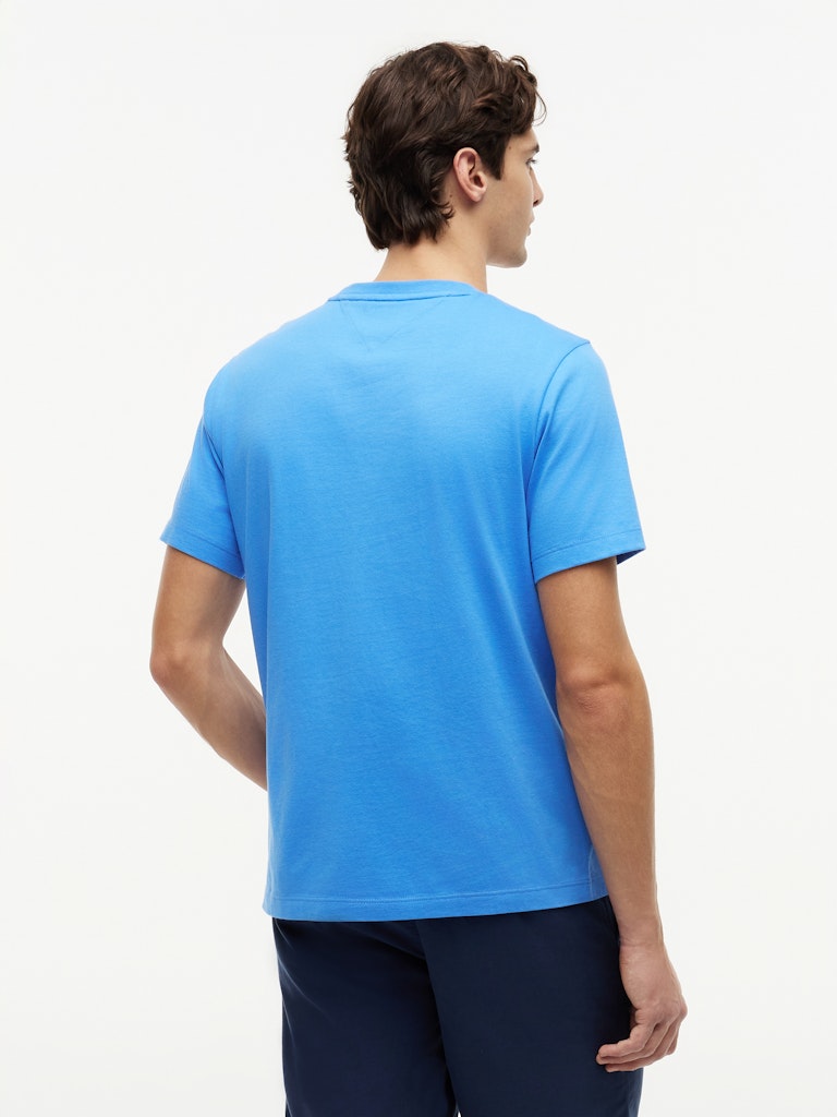 Tommy Hilfiger miesten t-paita Ess Seasonal Reg Fit Solid Tee, sininen