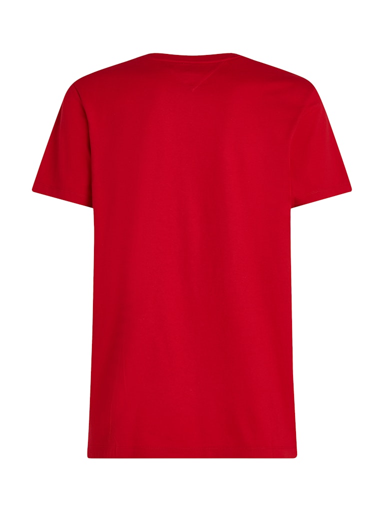 Tommy Hilfiger miesten t-paita Essential Reg Fit Tee, punainen