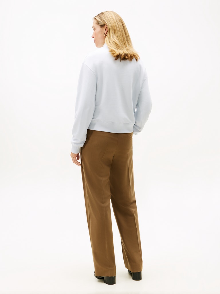 Tommy Hilfiger naisten collegepaidat TH Script Terry, vaaleansininen