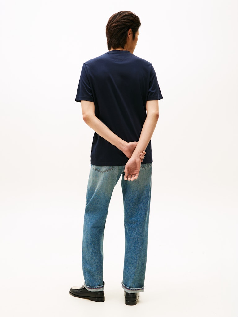 Tommy Hilfiger miesten t-paita Brand Love Small Hilfiger Tee, tummansininen