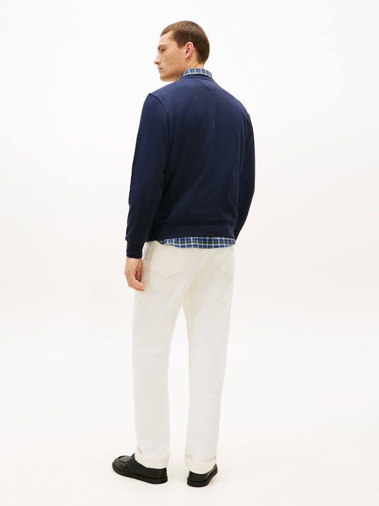 Tommy Hilfiger miesten collegepaita Tommy Ebro Flag Sweatshirt, tummansininen