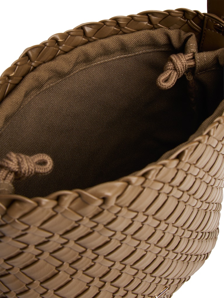 Tommy Hilfiger naisten laukku TH BRAIDED SHOULDER BAG, kitti