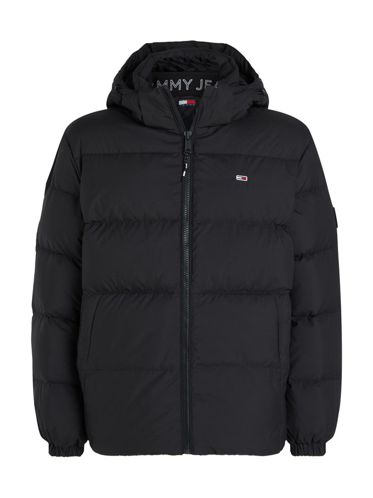 Tommy Jeans miesten untuvatakki Water Repellent Down Jacket, musta