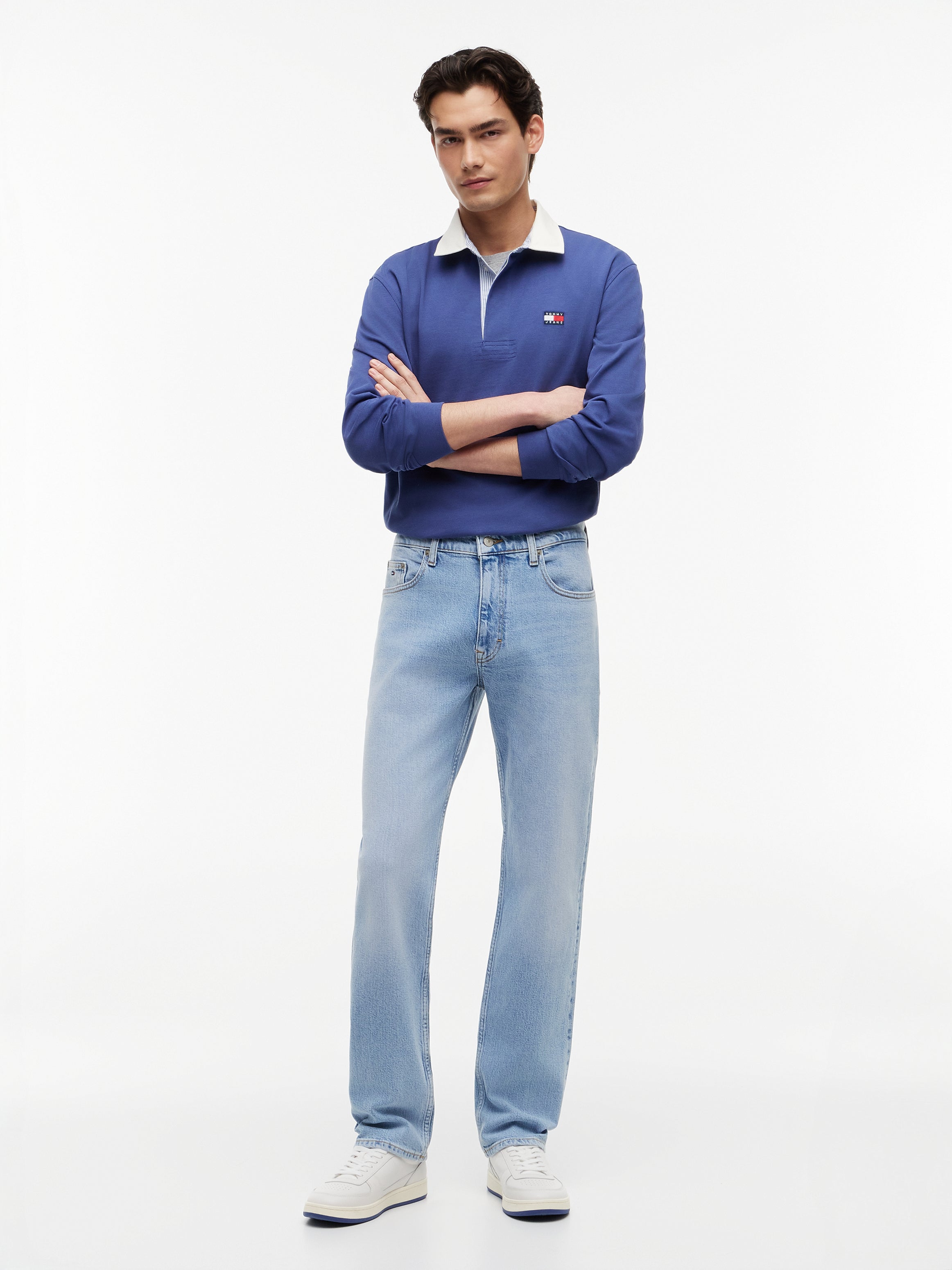 Tommy Jeans miesten farkut Ryan Slim STR BI0112 Co, sininen indigo