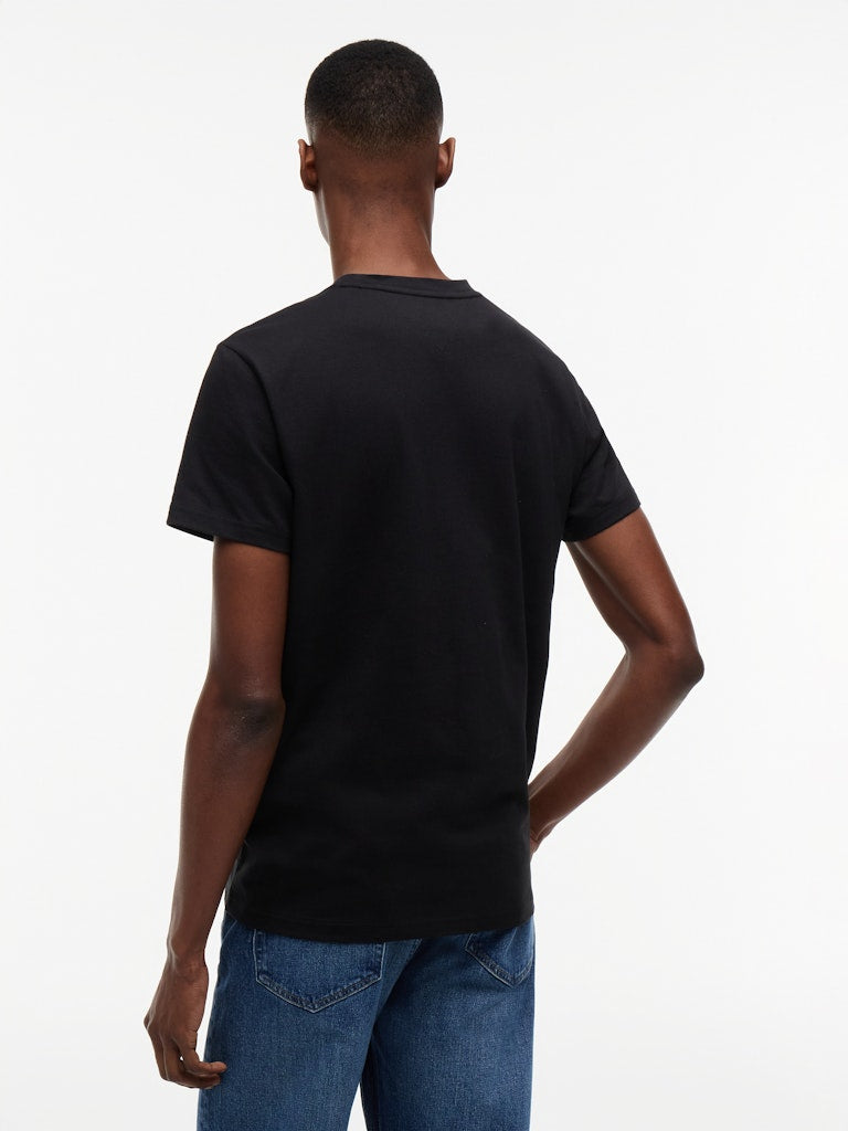 Tommy Jeans miesten T-paita Signature Logo, musta